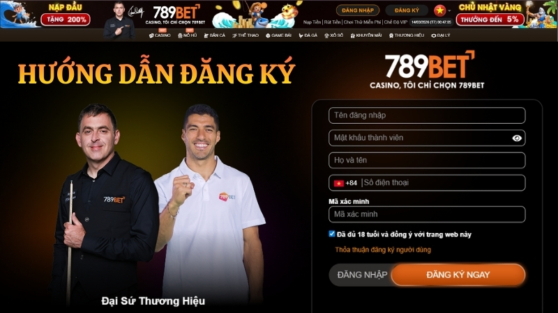 Hướng dẫn đăng ký 789BET chi tiết từ A-Z cho người mới